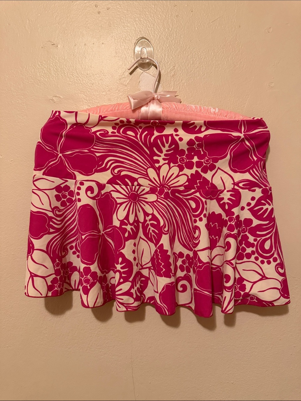 Victoria's Secret Pink & White Floral Circle Skirt